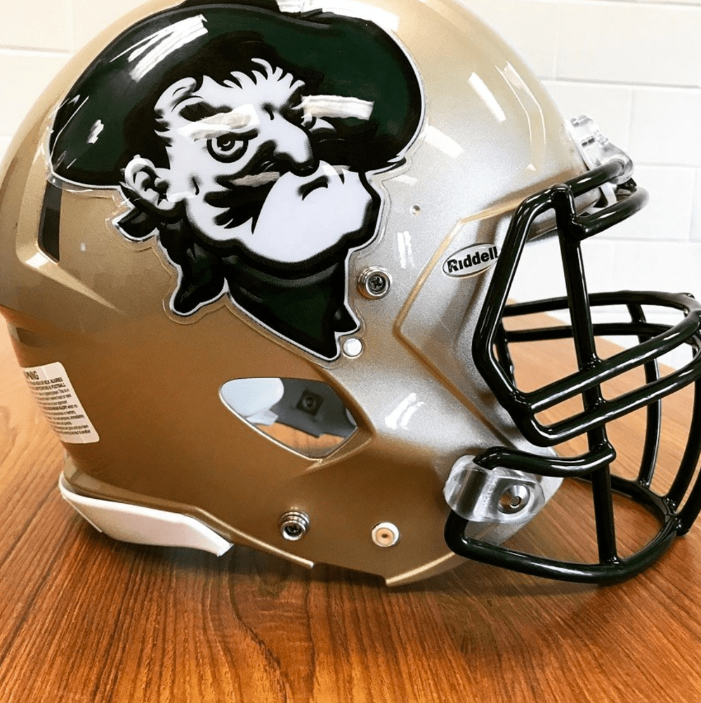 Unique high school football helmets from across the country